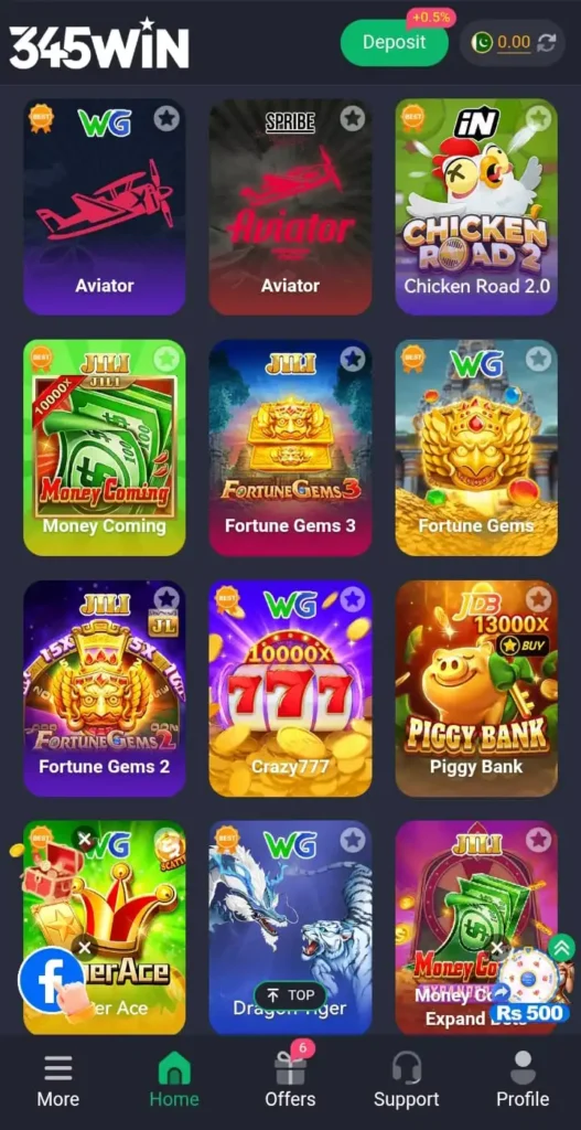 345 Win Game Download APK