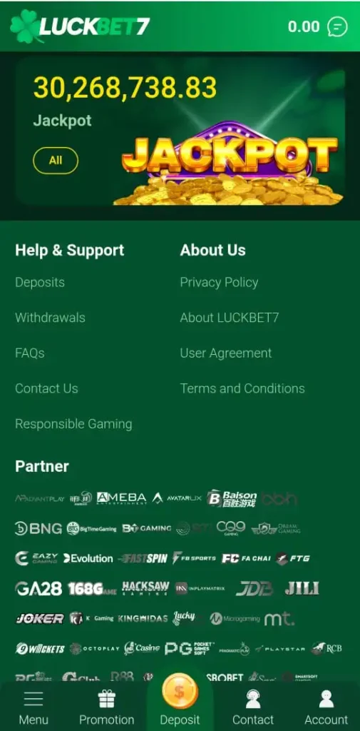 LuckyBet7 Game Download